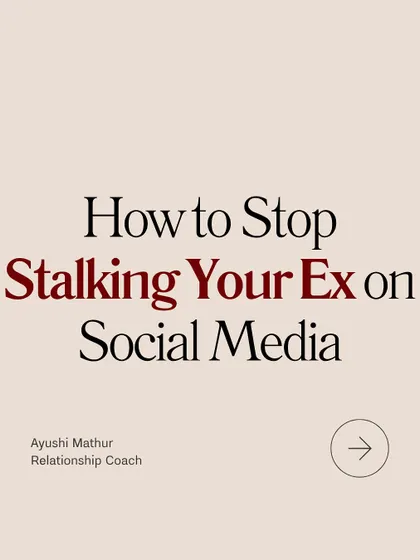**Here is how to stop stalking your ex on social media.** Each time you check their profile, your brain gets a tiny hit of connection followed by pain, creating an addictive emotional rollercoaster. You're comparing your private struggles to their public highlight reel, a comparison that is rigged against your healing. Every look reopens the wound, and you can't heal what you keep picking at.