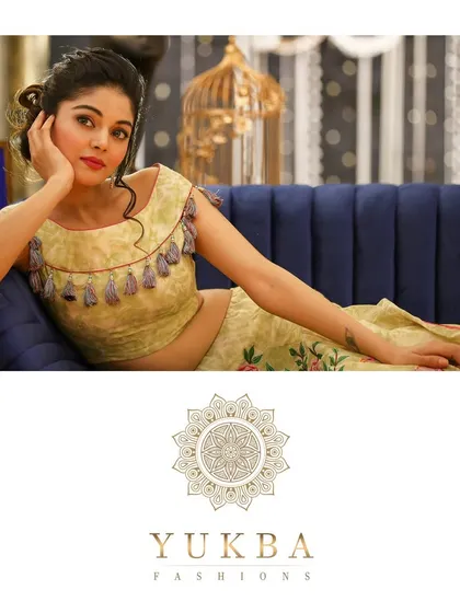 Another shot of the actress in the lime-yellow lehenga, showcasing the relaxed yet elegant silhouette of the ensemble.
