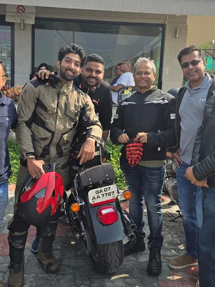 All smiles after a successful Sunday ride. The camaraderie and shared experience are the best parts of these trips.