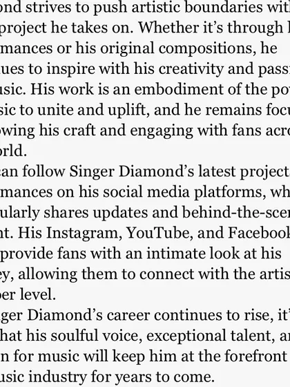 A beautiful article from United News of India that talks about my passion for music and my focus on growing my craft.
