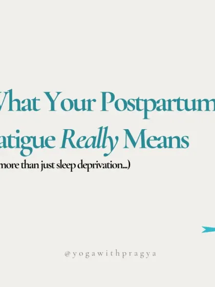 This infographic explains what your postpartum fatigue really means. It's often more than just sleep deprivation and can be linked to underlying issues like anemia, thyroid imbalances, or postnatal depletion.