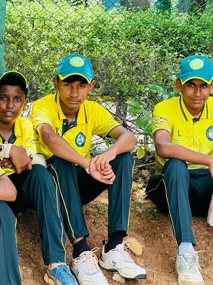 Some of our young players take a break during a match in Chennai.