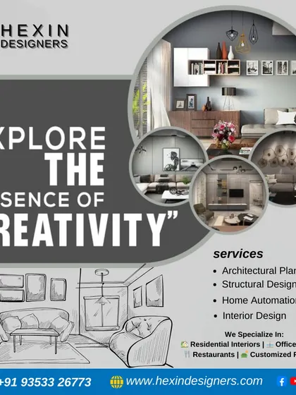 Explore the essence of creativity with us. We offer a range of services including architectural planning, structural design, home automation, and interior design for residential, office, and restaurant spaces.