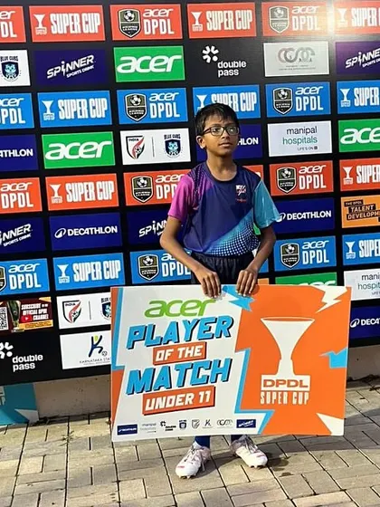 Even when results don't go our way, we celebrate individual effort. A Player of the Match award is a testament to a player's hard work and resilience.