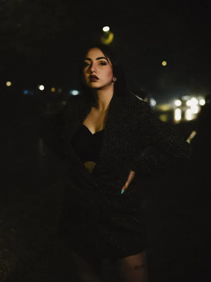 Another powerful portrait from the all-black night shoot.