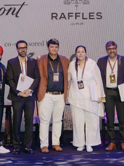 A group photo with fellow industry leaders at ICWF 2024. I believe in collaborating and sharing knowledge to elevate the entire wedding industry.