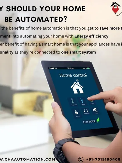 One of the primary benefits of home automation is saving more than your initial investment through energy efficiency. Our smart system improves appliance functionality and cuts down on waste.