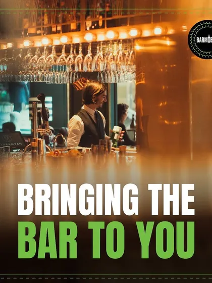 Bringing the bar to you. Our team of professional bartenders and mixologists are ready to serve at your next event.