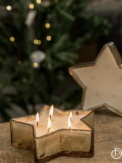 Holy Sparks, Santa's here! Guided by the North Star, my Polaris Star scented candle is here to light up the season. The star-shaped vessel holds the captivating fragrance of Oud and Amber, perfect as a gift or for your own holiday decor.