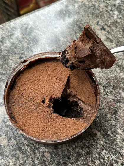 The texture of the Dream Cake is just incredible. Every bite is a new discovery of chocolate goodness.