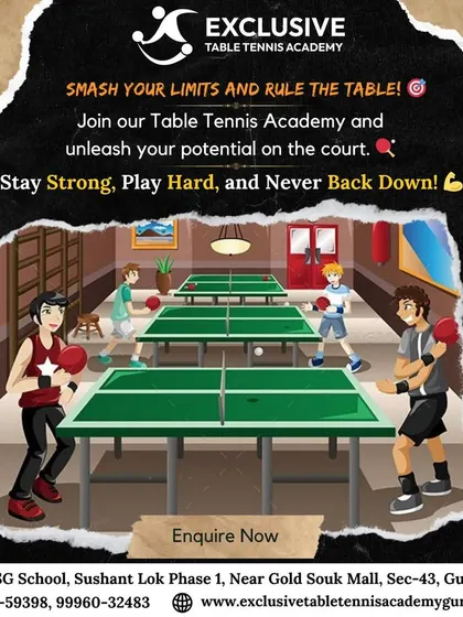 An artistic invitation to join our academy and rule the table. We provide the platform for you to smash your limits and achieve your goals.