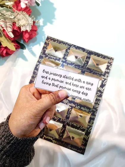 Another example of a custom message for the envelope card.