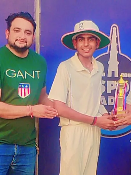 It's an honor to award these young athletes for their hard work on the cricket pitch.