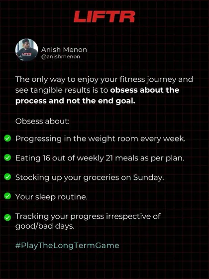 We share science-backed truths about fitness. Obsess about the process, not the end goal. Muscle protein synthesis is elevated for 24-36 hours post-workout, meaning your nutrition throughout the day matters more than just one shake.