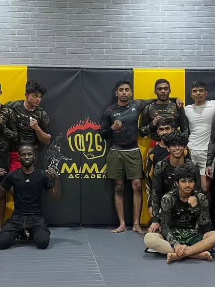 We train to be better than we were yesterday. The 1026 MMA Academy team after a hard day's work.