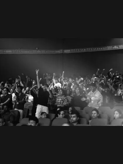 The best feeling. An energized crowd at BNMIT Tatva, fully engaged and enjoying the show.