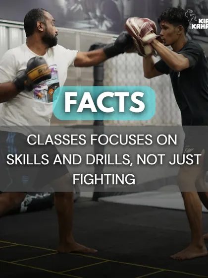 Fact: Our classes focus on skills, drills, and conditioning. Sparring is always optional, controlled, and reserved for those who are ready and willing to participate.