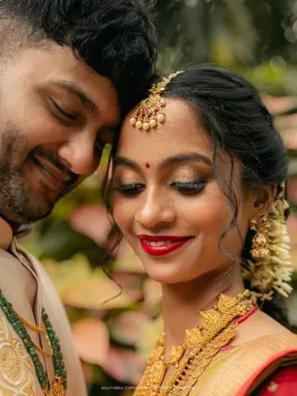 A collection of images showing the couple walking hand-in-hand through a lush garden. These moments are full of life and the promise of their journey ahead.