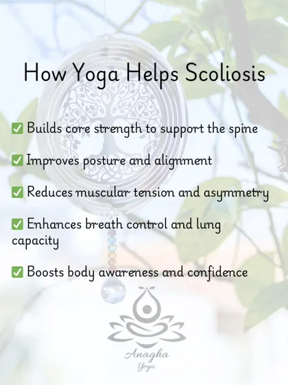 Learn how yoga specifically helps Scoliosis by building core strength to support the spine, improving posture, and reducing muscular tension and asymmetry.