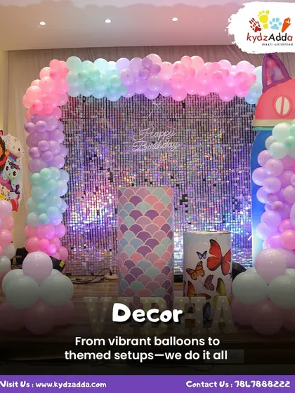 This Gabby's Dollhouse theme is full of pastel colors and shimmering details. From vibrant balloons to themed setups, I do it all to make your child's party special.