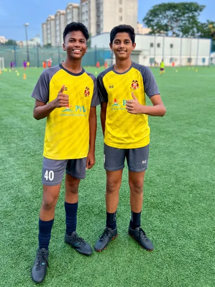 Two years of building memories and mastering the game together. Tarun and Daksh represent the long-term bonds formed at our academy.