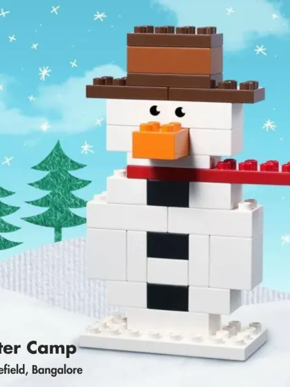 Build a snowman and other festive creations at our Winter Camp in Whitefield, Bangalore.