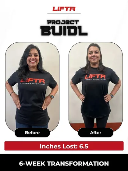 Sharanya's front-facing transformation from our Colombo branch shows a 6.5-inch loss and a significant leveling up, both physically and mentally.