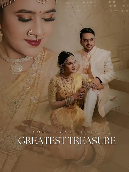 The same romantic double-exposure portrait from image 28, presented without borders to highlight its artistic quality.