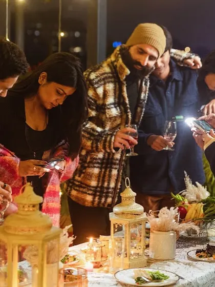 Capturing that perfect moment when the food is so good, everyone has to take a picture. I love creating these candlelit fine dining experiences where the ambience is just as important as the multi-course meal.