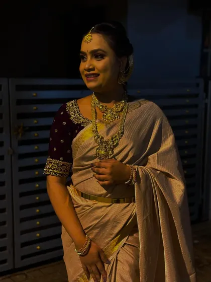 A smiling, candid shot that captures the joy of the moment during the photoshoot.