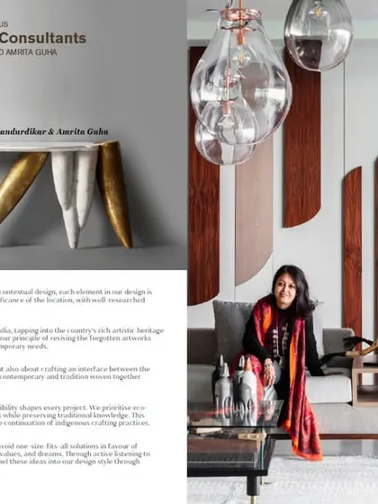 We were honored to be featured in Building Material Reporter's issue on 35 remarkable women shaping the world of design. This feature celebrates our journey and the contribution of women to the design landscape in India.