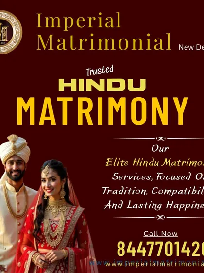 Our elite Hindu matrimony services are focused on tradition, compatibility, and lasting happiness. We facilitate matches for families seeking a culturally aligned partner.