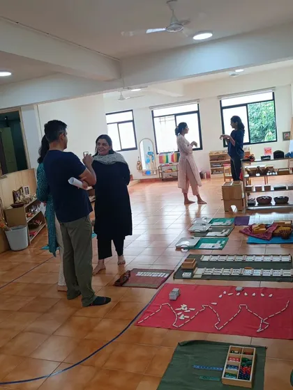 The room is filled with curiosity, not just from the children, but from the parents too.
