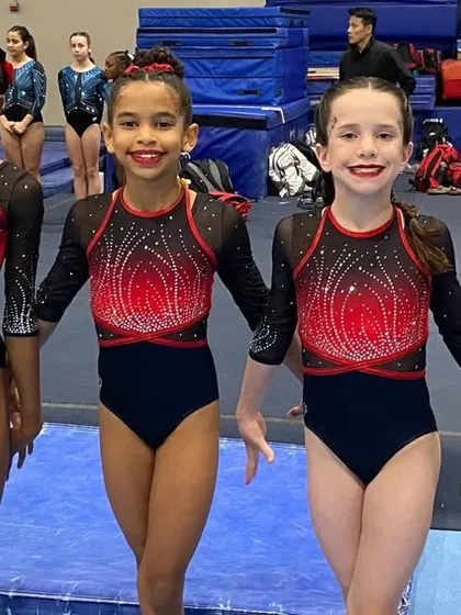 Our Level 6 team showing great improvement and teamwork at the Svetlana Invitational.