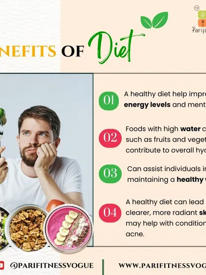 A balanced diet offers incredible benefits. It improves energy levels, contributes to hydration, assists in weight management, and can lead to clearer, more radiant skin.