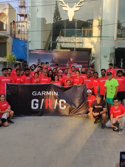 The group from our Garmin Run Club (GRC) session in Indiranagar. It is always a pleasure to train with such an enthusiastic community of runners.
