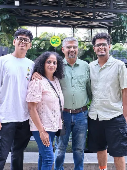 A happy family enjoying their time together at GCBC.