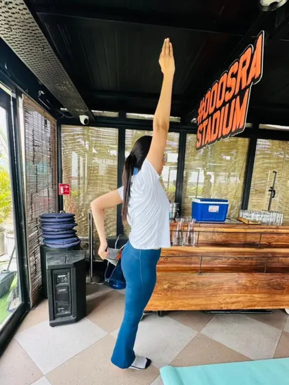 Leading a yoga session at a unique venue. Every event is an unforgettable experience and a chance to share the gift of yoga.