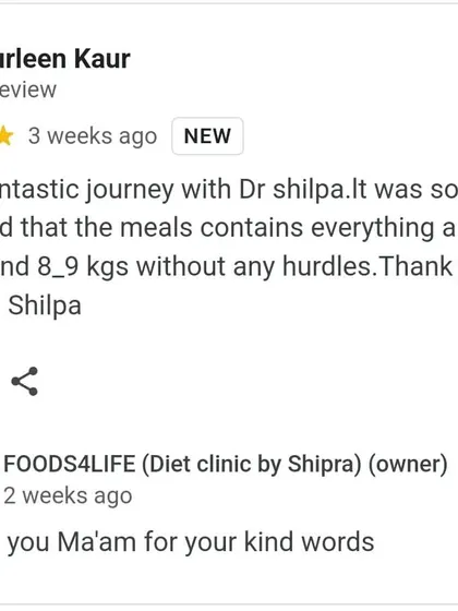 "Lost around 8-9 kgs without any hurdles." This client's journey was fantastic because the plan was organized and included everything, making it easy to follow and effective.
