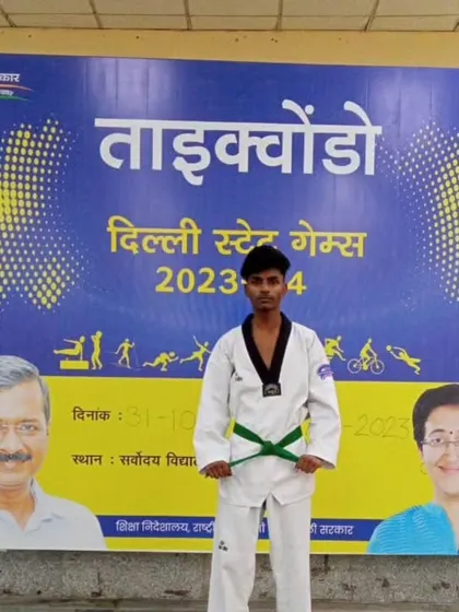 Himanshu won a bronze medal at the Delhi State School Games. A great result for his hard work.