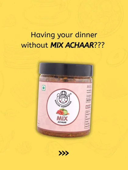Are you really having dinner without our Mix Achaar? Every dish is incomplete without a touch of Wekins Homemade.