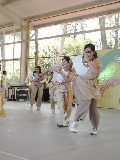 A joyful performance from Spectra, blending dance with the magic of Indian cinema.