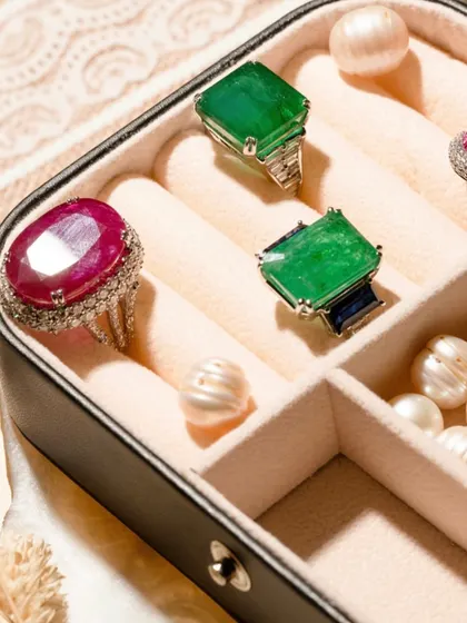 Let your love reflect in every gem you choose. Our collection of statement rings features magnificent rubies and emeralds, each with its own unique character.