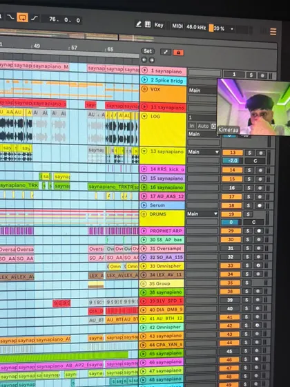 A look inside the project file for 'Saynapiano', my Afro-Indo track. I work hands-on in Ableton, layering everything from log drums to dholaks to build a unique sound from the ground up.