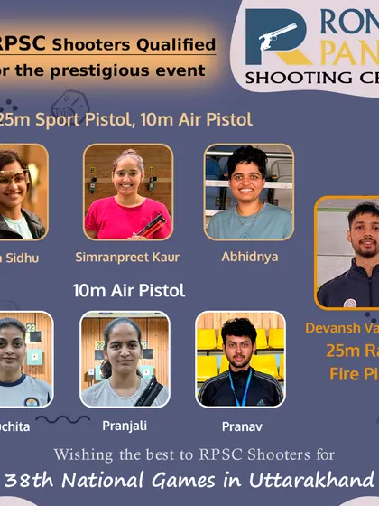 We are proud to announce that 7 of our shooters qualified for the 38th National Games in Uttarakhand. This strong representation across multiple events is a testament to the quality and breadth of our coaching program.