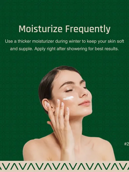During winter, it is important to use a thicker moisturizer to keep your skin soft and supple. For best results, I recommend applying it right after a lukewarm shower to lock in moisture.