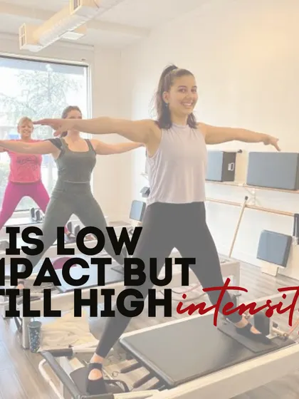 Reason 4: It's low-impact but high-intensity. You get an amazing workout without putting stress on your joints.
