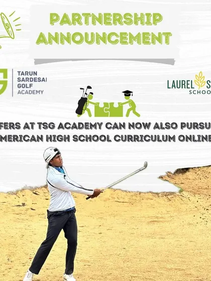Partnership Announcement: We are proud to collaborate with Laurel Springs School, offering our students from grades 6-12 the option to pursue an American high school curriculum online, furthering their dreams of a golf scholarship.