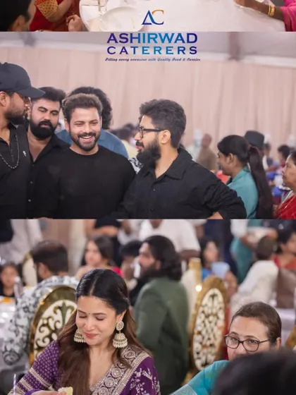 More happy faces from the wedding, including actor Vasishta Simha. It's a privilege to be a part of such important moments in people's lives.