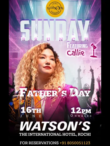 I had the honor of performing for a special Father's Day brunch in Kochi. It's a blessing to be a part of celebrations that bring families together.